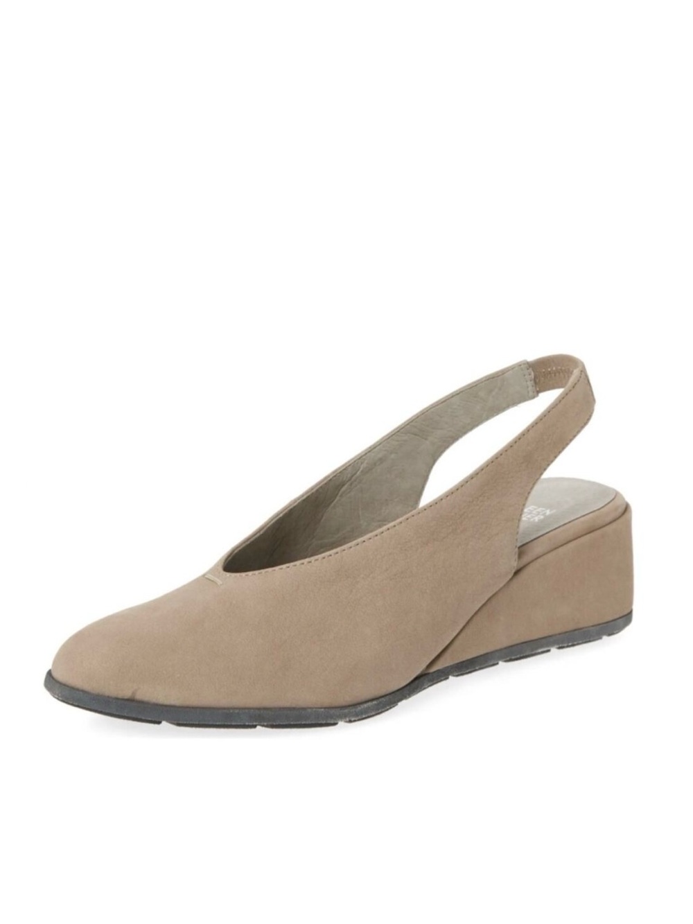 EILEEN FISHER Devi Tumbled Nubuck Leather Slingback